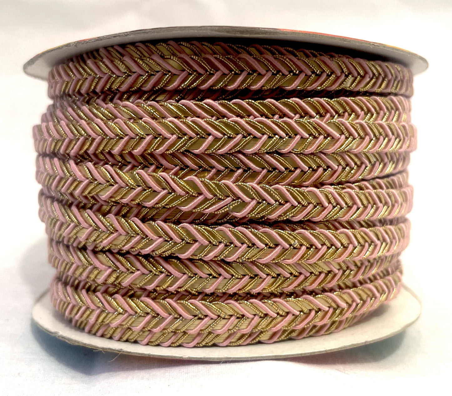 Golden Braid Border, Olive Green And Golden,  Laces for Dress, Home Décor, Shoe, Bags, Hats, DIY, Handmade, 0.2 inch Broad