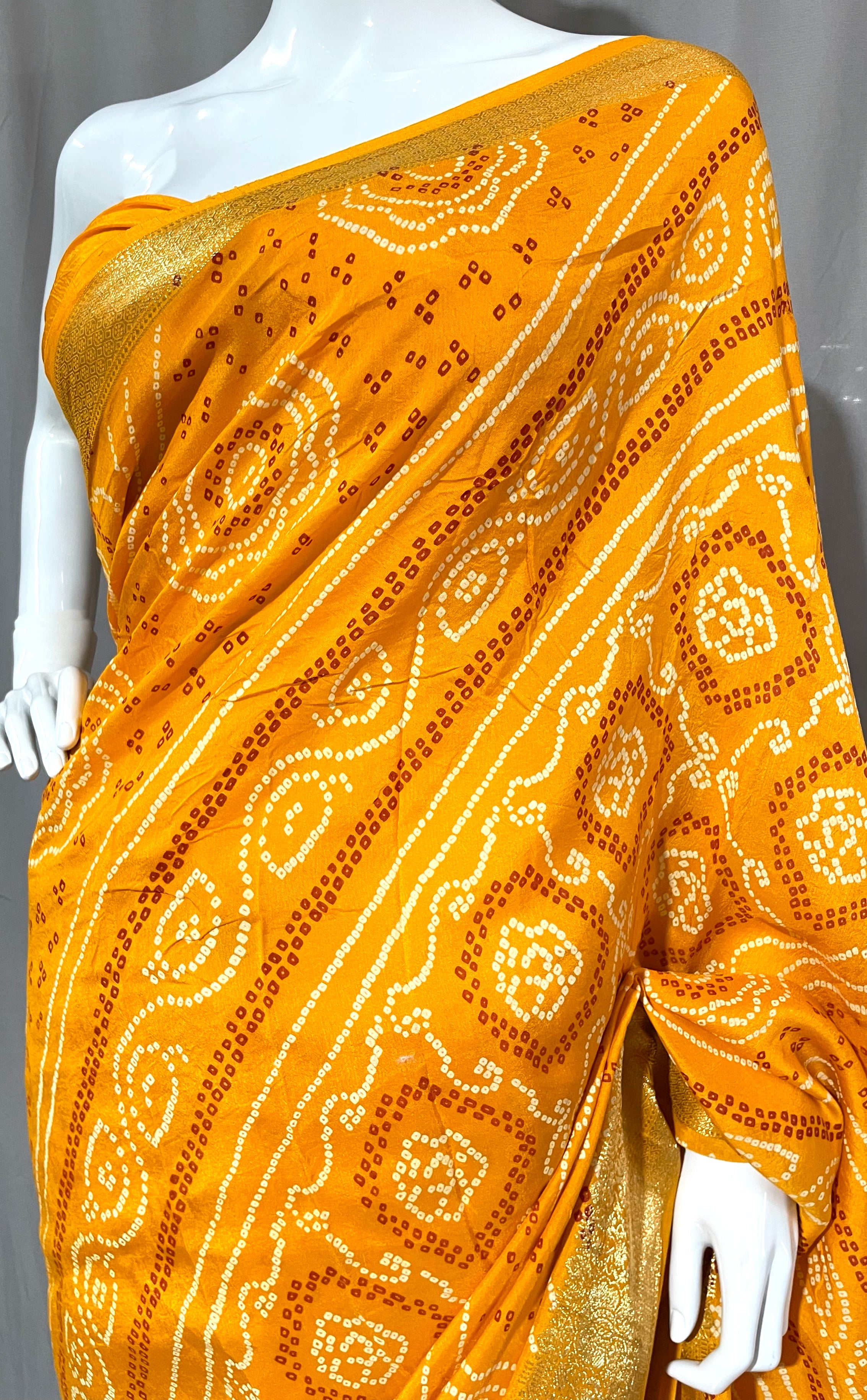 Page 2 | Yellow - Bandhani - Sarees Collection with Latest and Trendy  Designs at Utsav Fashions