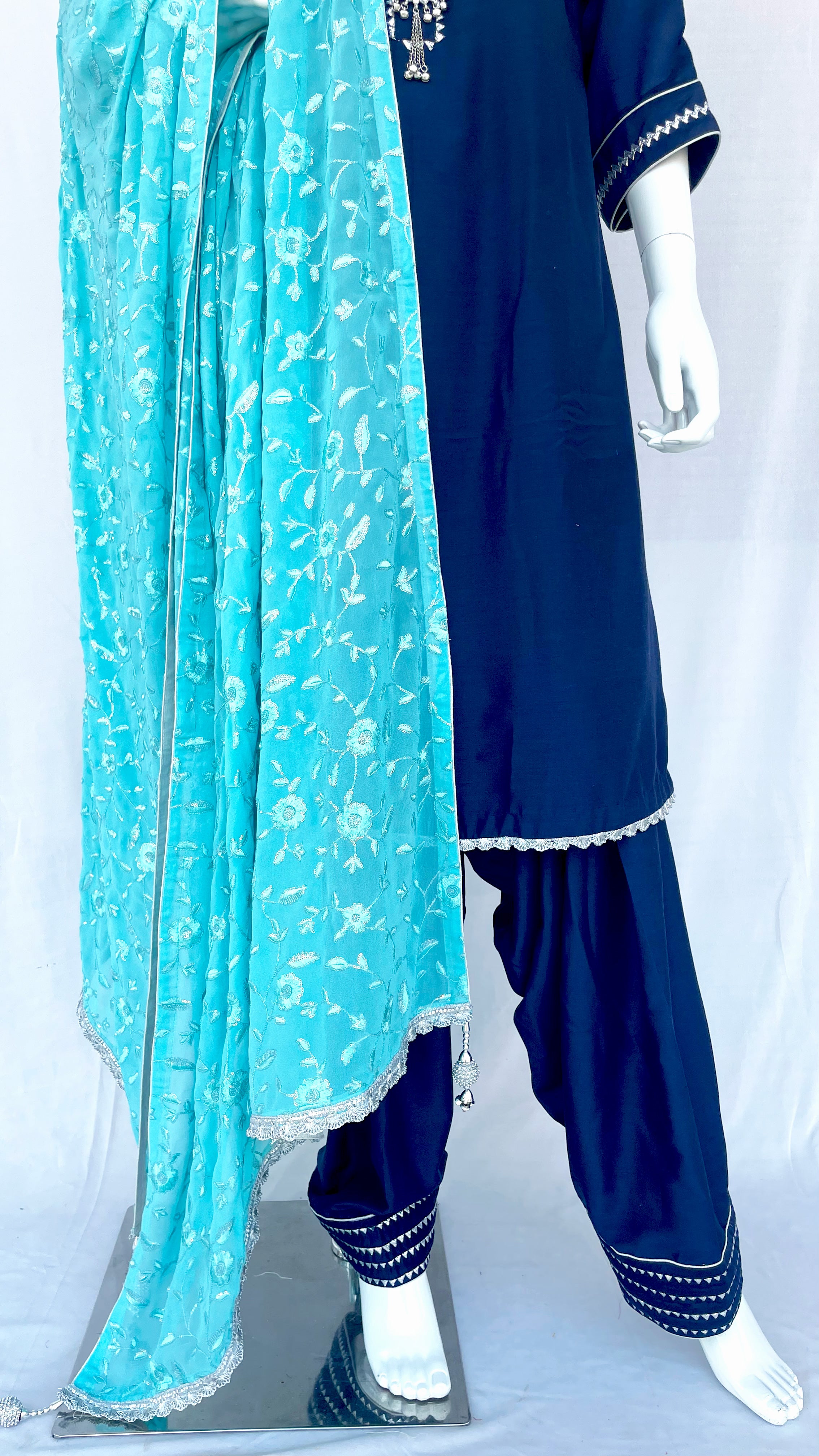 Blue colour hotsell punjabi dress