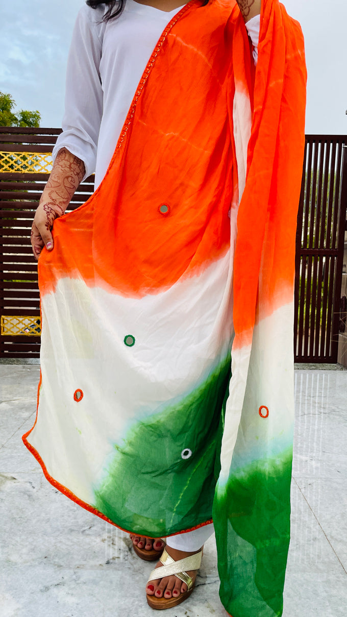 INDIAN FLAG COLOUR DRESS